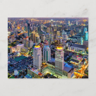 Carte Postale Vue de Bangkok la nuit