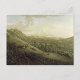 Carte Postale Vue de Boxhill, Surrey, avec Dorking in the Dis