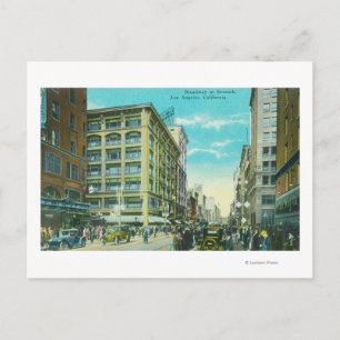 Carte Postale Vue de Broadway et du septième coin