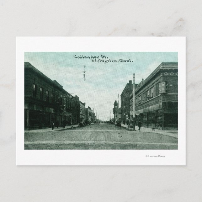 Carte Postale Vue de Callender StreetLivingston, MT (Devant)