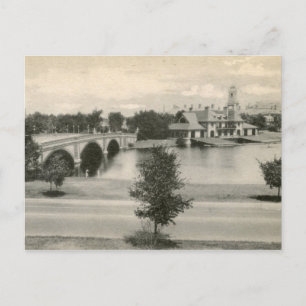 Carte Postale Vue de Cambridge, MA Vintage