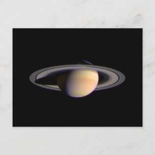 Carte Postale Vue de Cassini de Saturn Space NASA