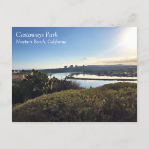 Carte Postale Vue de Castaways Park, Newport Beach, CA