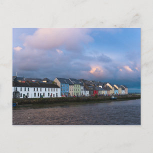 Carte Postale Vue de Claddagh de la longue promenade et des vieu