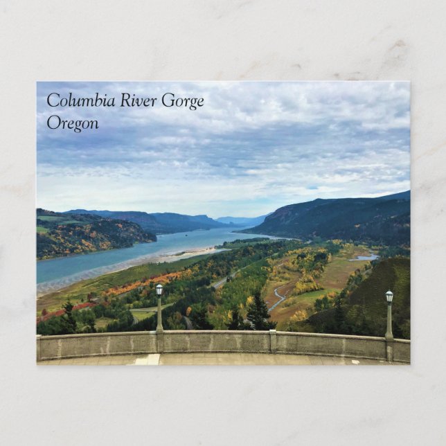 Carte Postale Vue de Columbia River, Columbia River Gorge, OU P (Devant)