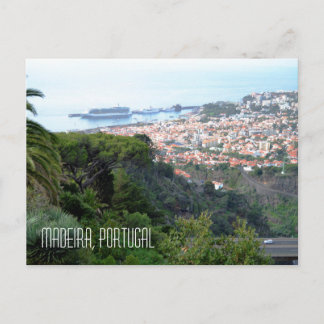 Carte Postale Vue de Funchal Madeira Island Portugal