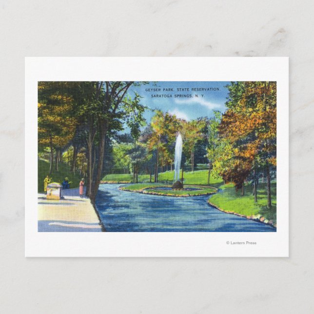 Carte Postale Vue de Geyser Park (Devant)