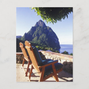 Carte Postale Vue de Gros Piton depuis la villa de Stonefield Es