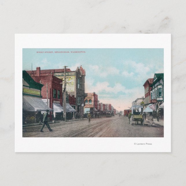 Carte Postale Vue de Holly StreetBellingham, WA (Devant)