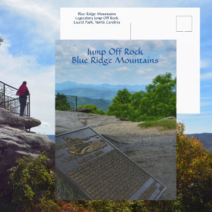 Carte Postale Vue de Jump Off Rock Blue Ridge Mountains NC photo