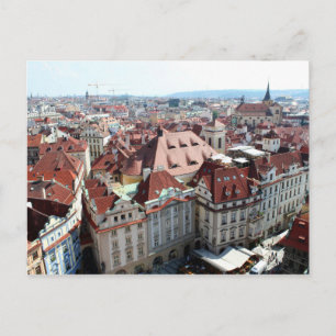 Carte Postale Vue de la capitale de Prague en République Tchèque