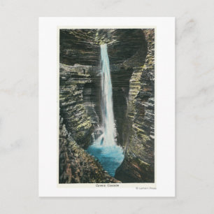 Carte Postale Vue de la cascade de la caverne