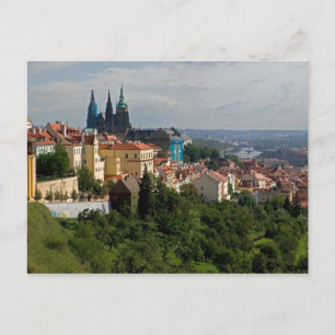 Carte Postale Vue de la cathédrale Saint-Guy, Prague, République