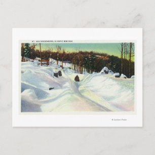 Carte Postale Vue de la course obscure olympique sur le Mont Van