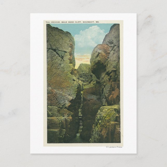 Carte Postale Vue de la falaise de tête d'chaume (Devant)