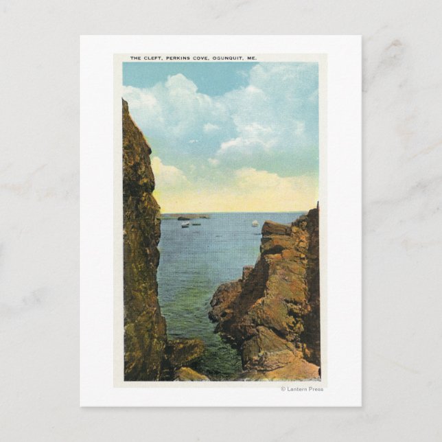 Carte Postale Vue de la gauche à Perkins Cove (Devant)