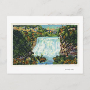 Carte Postale Vue de la gorge de Fall Creek, la scène des chutes