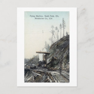 Carte Postale Vue de la machine à voler, South ForkElk, CA