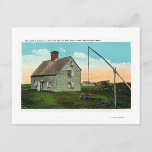 Carte Postale Vue de la Maison du Café, la plus ancienne de l'îl