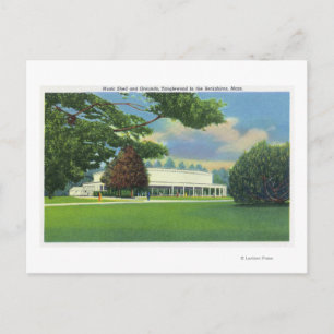 Carte Postale Vue de la musique Tanglewood Shed and Grounds