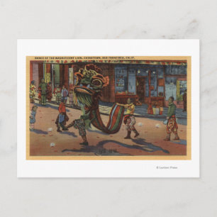 Carte Postale Vue de la parade à Chinatown