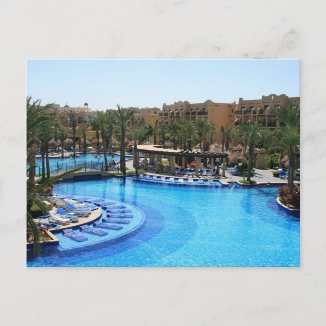 Carte Postale Vue de la piscine Cabo San Lucas Mexico (Devant)