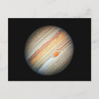 Carte Postale Vue de la planète Jupiter (télescope Hubble)