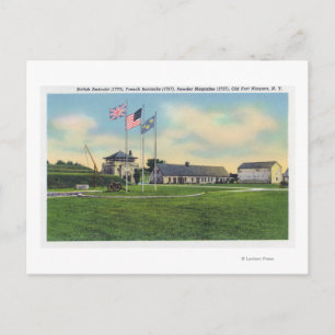 Carte Postale Vue de la salle du conseil de sir William Johnson