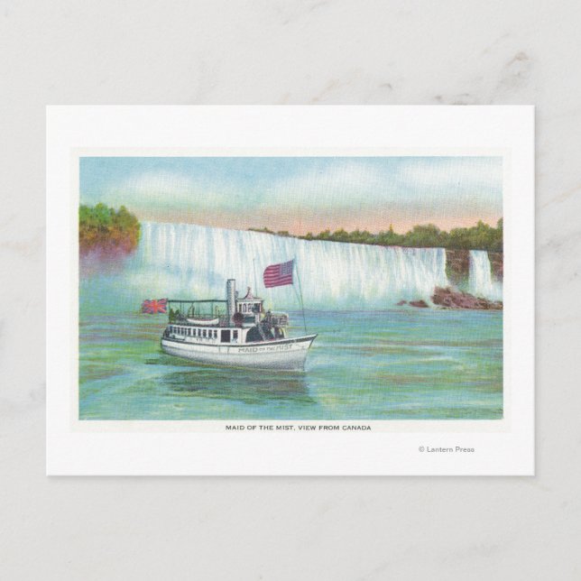 Carte Postale Vue de la servante du bateau de plaisance (Devant)