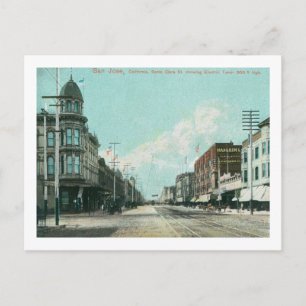 Carte Postale Vue de la tour électrique de la rue Père Noël