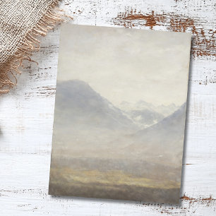 Carte Postale Vue de la vallée d'Ulten - Peinture intemporelle