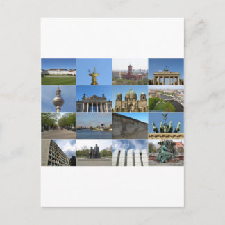 Carte Postale Vue de la ville de Berlin en Allemagne