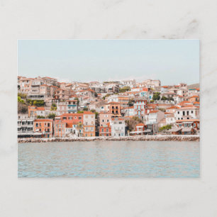 Carte Postale Vue de la ville de Parga depuis la mer, Grèce