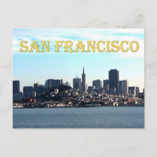 Carte Postale Vue de la ville de San Francisco depuis la baie