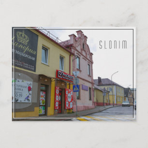 Carte Postale Vue de la ville de Slonim en Biélorussie Architect