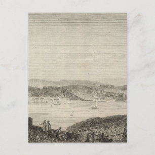 Carte Postale Vue de la ville de Washington en 1800
