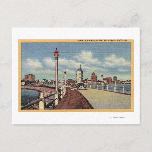 Carte Postale Vue de la ville depuis Rainbow Pier (Devant)