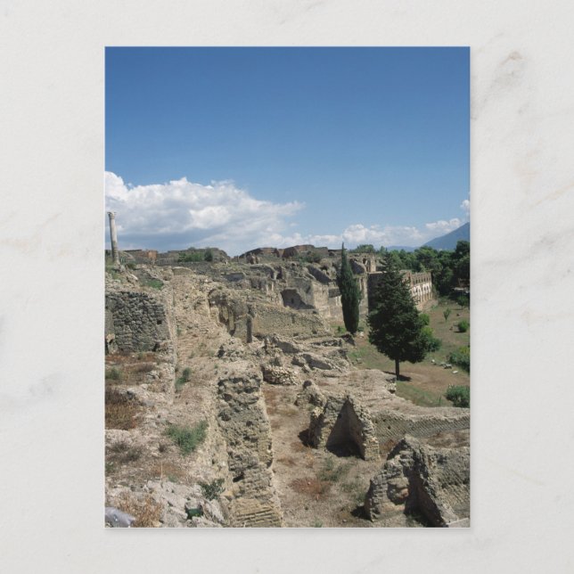 Carte Postale Vue de la ville en ruines (Devant)