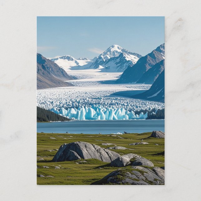 Carte Postale vue de l'alaska (Devant)