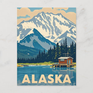 Carte Postale vue de l'alaska