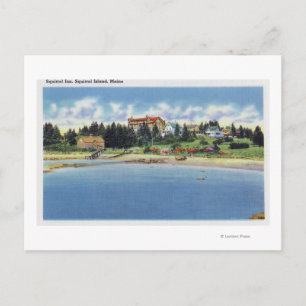 Carte Postale Vue de l'auberge Squirrel sur Squirrel Island