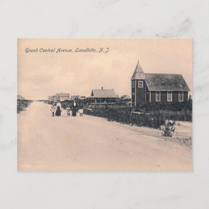 Carte Postale Vue de Lavallette, New Jersey Vintage