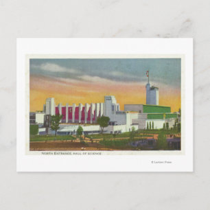 Carte Postale Vue de l'entrée nord, Hall des sciences