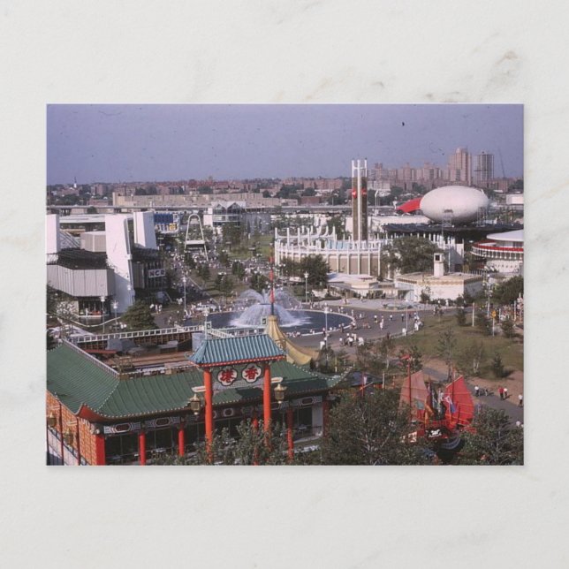 Carte Postale Vue de l'Exposition Universelle de New York de 196 (Devant)