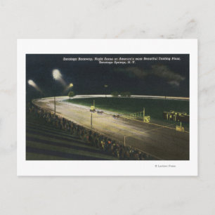 Carte Postale Vue de l'hippodrome de nuit