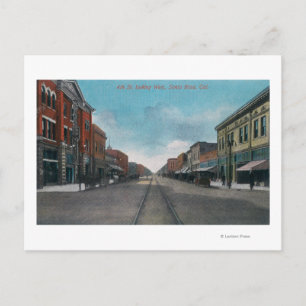 Carte Postale Vue de l'Ouest de la quatrième rue # 2