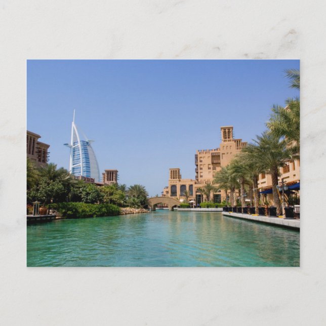 Carte Postale Vue De Madinat Jumeirah, Dubaï (Devant)