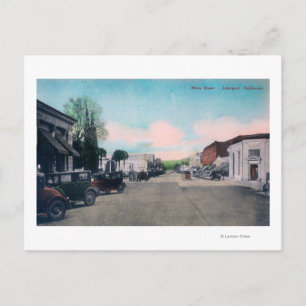 Carte Postale Vue de Main StreetLakeport, CA