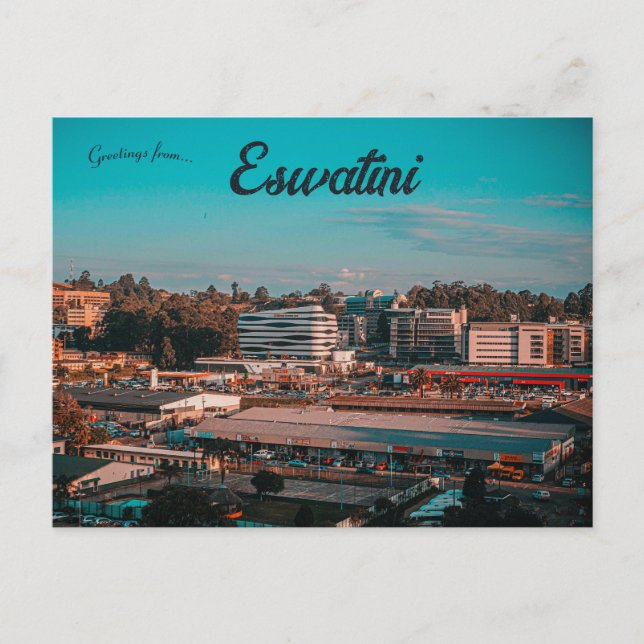 Carte Postale Vue de Mbabane Eswatini (Devant)