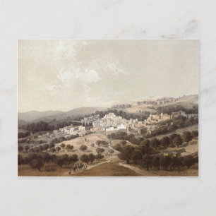 Carte Postale Vue de Nazareth, dans la terre sainte